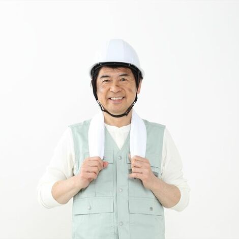 笑顔の作業員